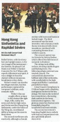 South China Morning Post 25 mai 2014